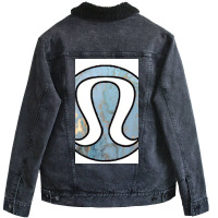 Lululemon Marble Unisex Sherpa-lined Denim Jacket | Artistshot