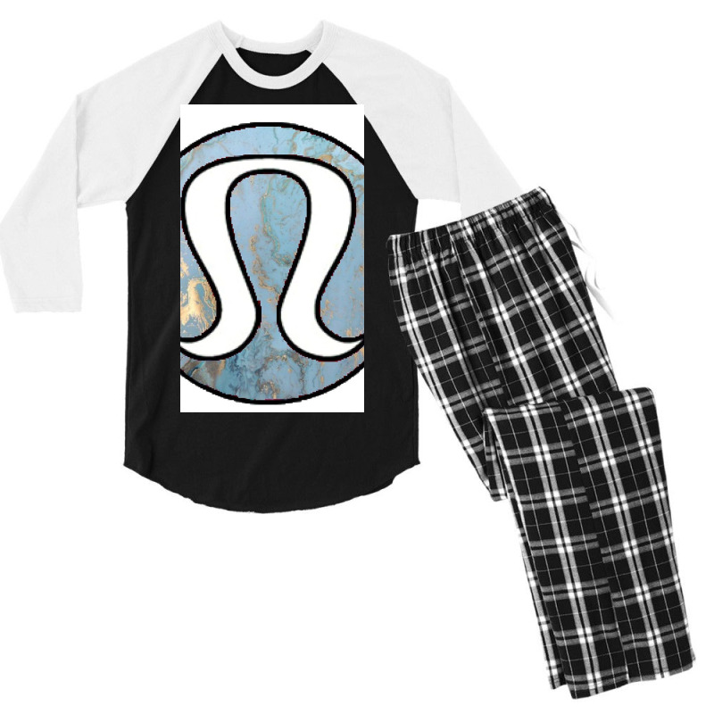 Lululemon Marble Men's 3/4 Sleeve Pajama Set by Martinok | Artistshot