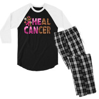 Heal Cancer Men's 3/4 Sleeve Pajama Set | Artistshot