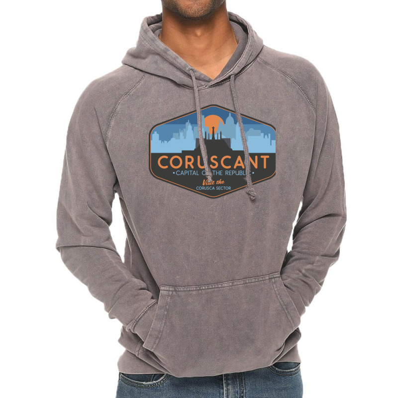 Coruscant   Capital Of The Republic Vintage Hoodie | Artistshot