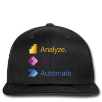 Analyze. Act. Automate. Printed Hat | Artistshot