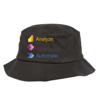 Analyze. Act. Automate. Bucket Hat | Artistshot