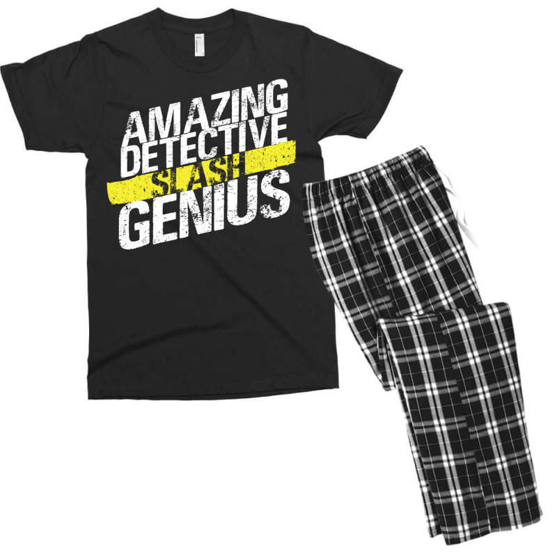 Amazing Detective Slash Genius Men's T-shirt Pajama Set by CoreyMartinPeters | Artistshot