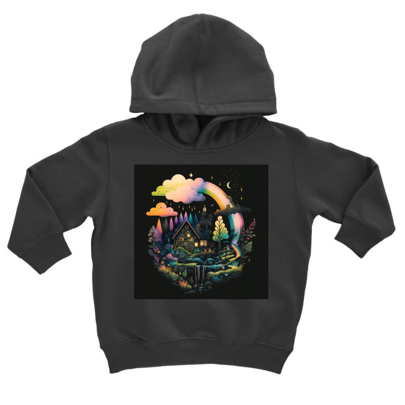 Galaxy Star Light Forest Toddler Hoodie by Creative Corner | Artistshot