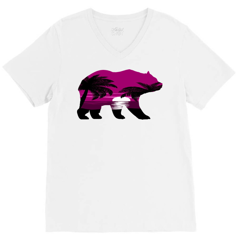 Funny Bear Dear Mom Is A Women's Day V-Neck Tee by michaelkcarpenter | Artistshot