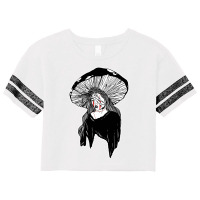 Amanita Muscaria Hipster Scorecard Crop Tee | Artistshot