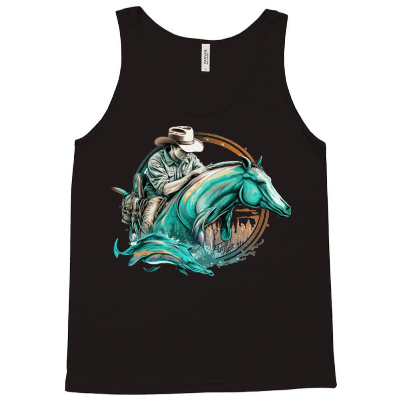 Dolphins Cowboy Tank Top by ZoritaStrong290 | Artistshot