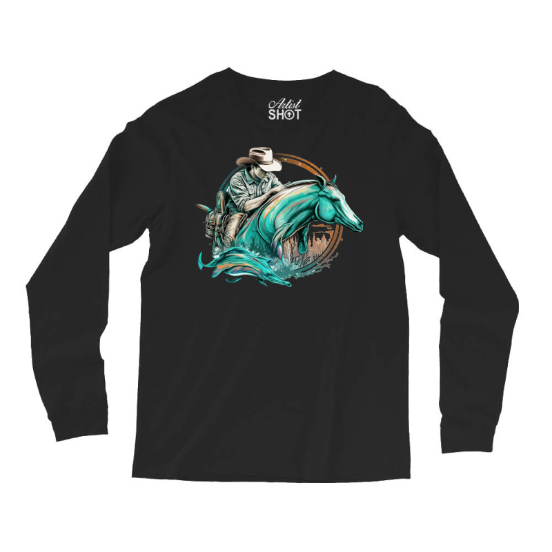 Dolphins Cowboy Long Sleeve Shirts by ZoritaStrong290 | Artistshot