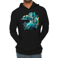 Dolphins Crush Lightweight Hoodie | Artistshot