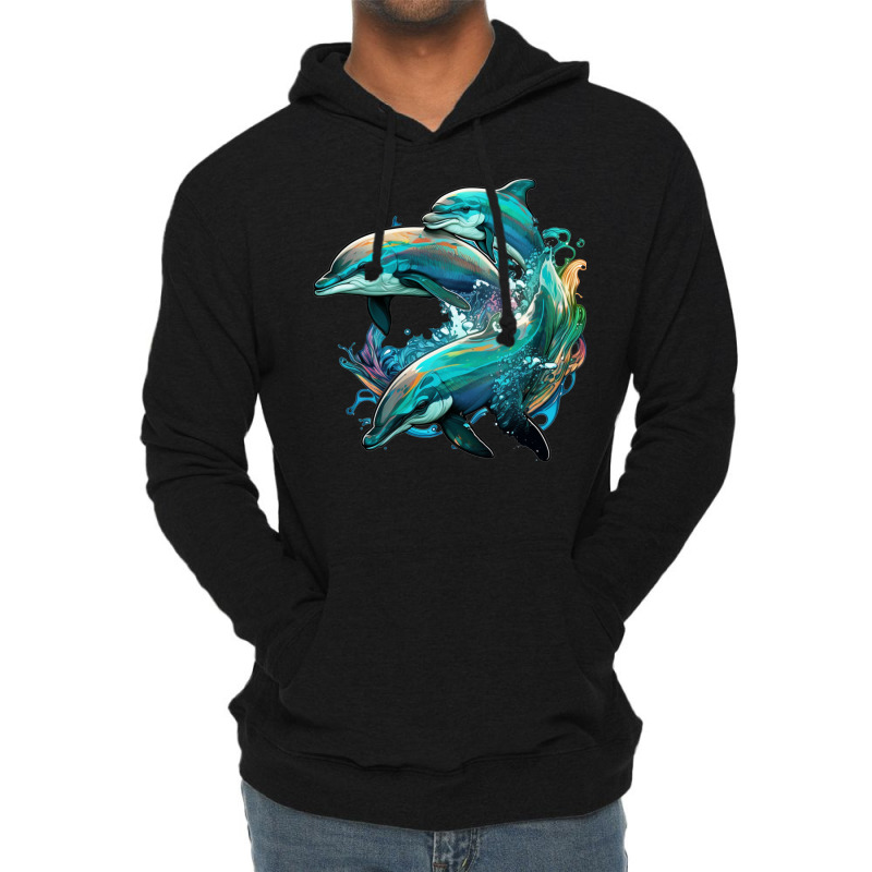 Dolphins Crush Lightweight Hoodie by ZoritaStrong290 | Artistshot