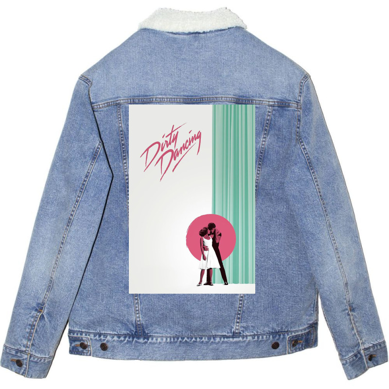 Dirty Dancing - Dancing In Pink Hole Unisex Sherpa-lined Denim Jacket | Artistshot