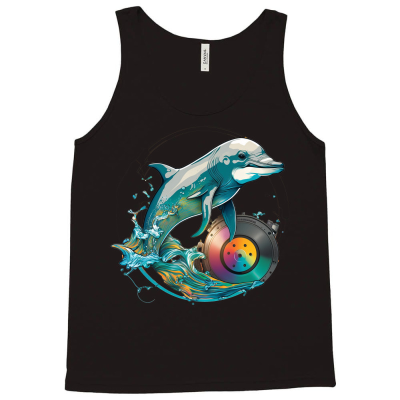 Dolphins Dj Tank Top by ZoritaStrong290 | Artistshot