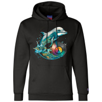 Dolphins Dj Champion Hoodie | Artistshot