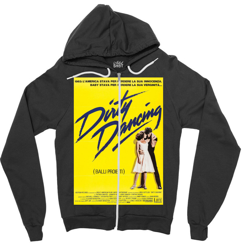 Dirty Dancing - Yellow Dancing Zipper Hoodie | Artistshot