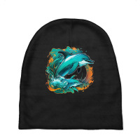 Dolphins Master Angry Baby Beanies | Artistshot