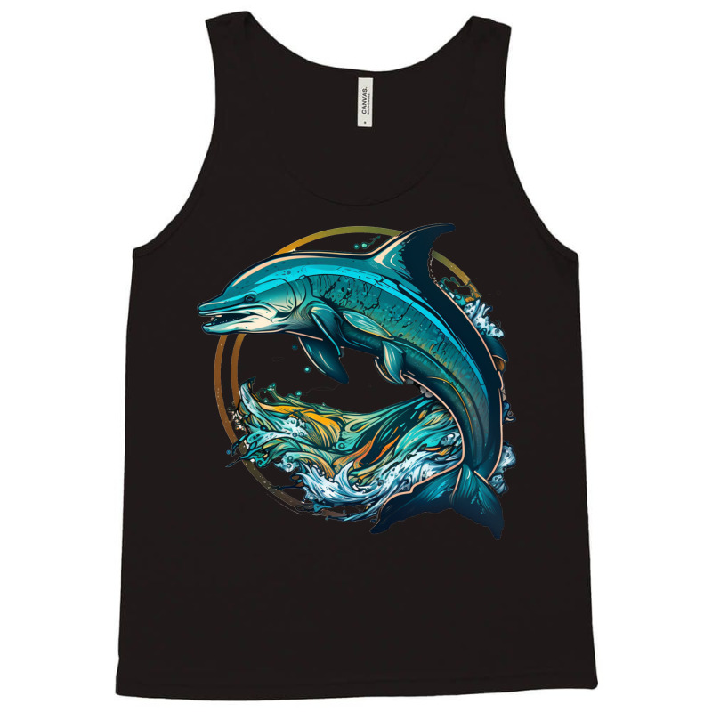 Dolphins Master Angry Tank Top by Desireele190 | Artistshot