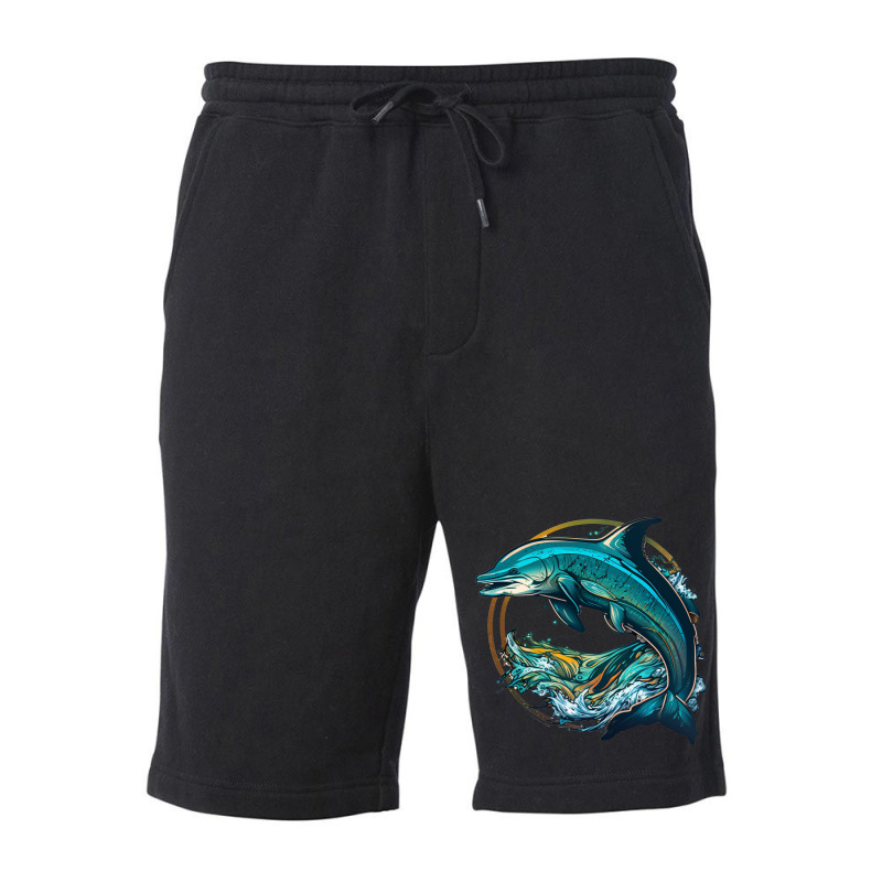 Dolphins Master Angry Fleece Short by Desireele190 | Artistshot