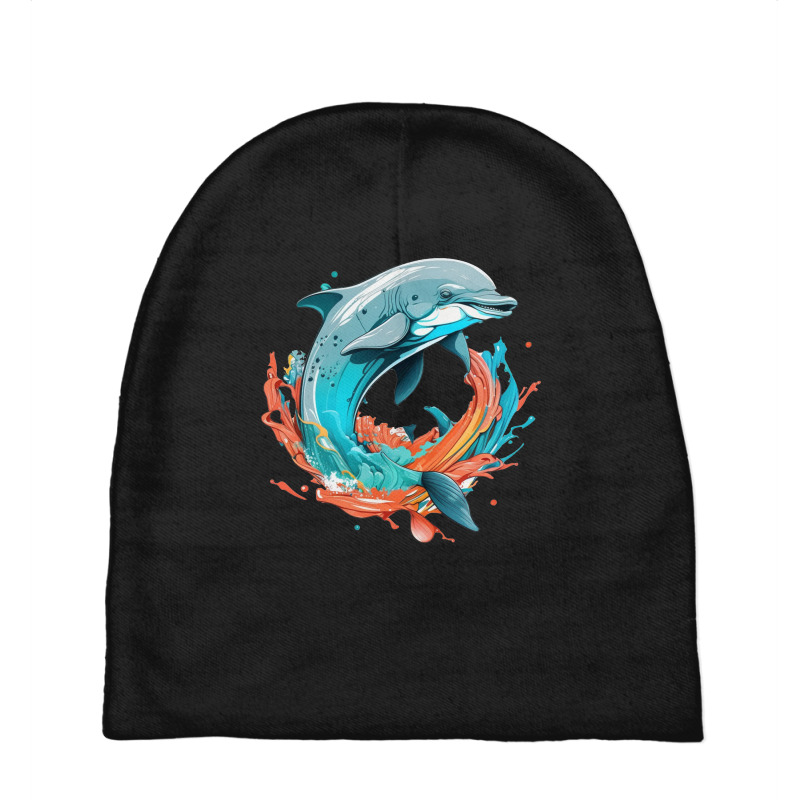 Dolphins Master Angry Baby Beanies by Desireele190 | Artistshot