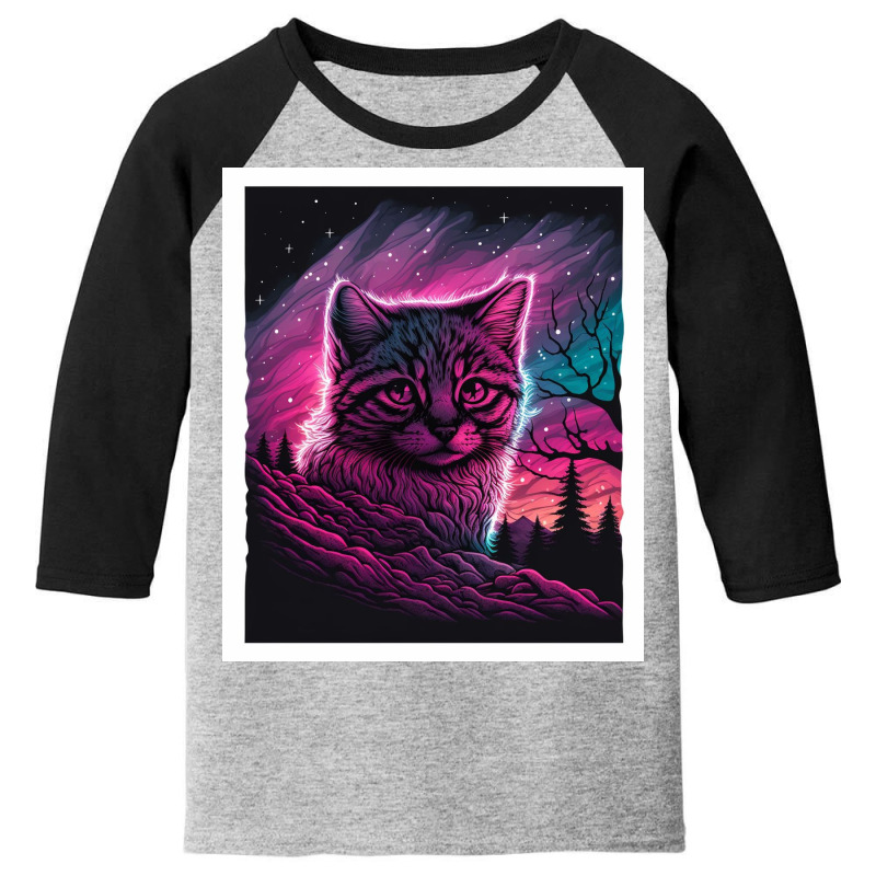 Cat Animals Youth 3/4 Sleeve by Haven Treasures | Artistshot