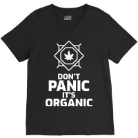 Don't Panik It's Organic V-neck Tee | Artistshot