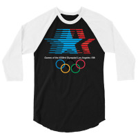 Retro Los Angeles 1984 Olympic Games 3/4 Sleeve Shirt | Artistshot