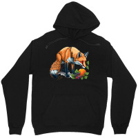 Fox Eating Fruit Unisex Hoodie | Artistshot