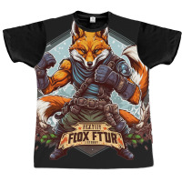 Fox Fight Master Graphic T-shirt | Artistshot