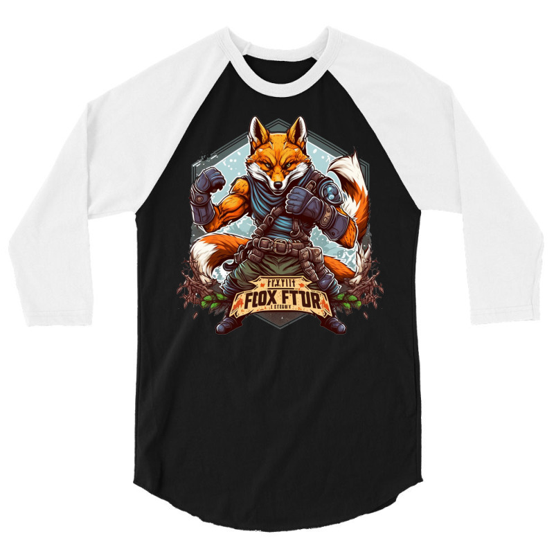 Fox Fight Master 3/4 Sleeve Shirt by ZoritaStrong290 | Artistshot