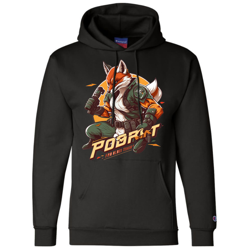 Fox Fighter Champion Hoodie by ZoritaStrong290 | Artistshot