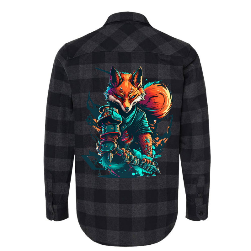 Fox Master Angry Flannel Shirt by Tobiasoey18 | Artistshot