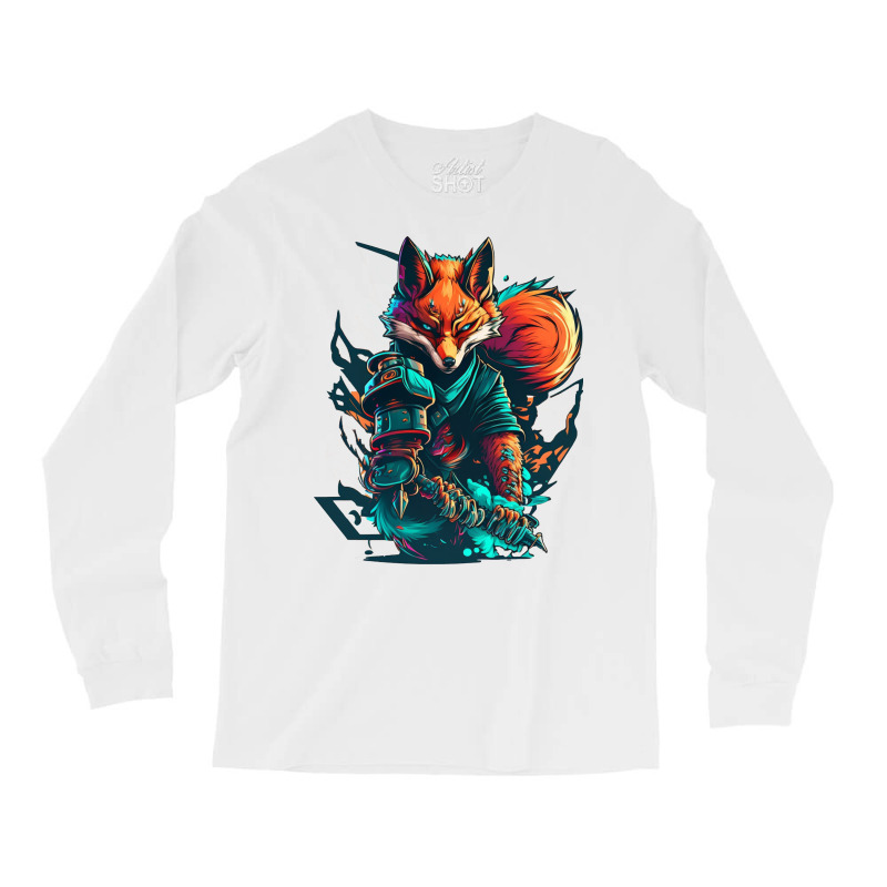 Fox Master Angry Long Sleeve Shirts by Tobiasoey18 | Artistshot