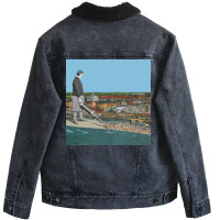 Toon Joosen - Collage Artist Unisex Sherpa-lined Denim Jacket | Artistshot