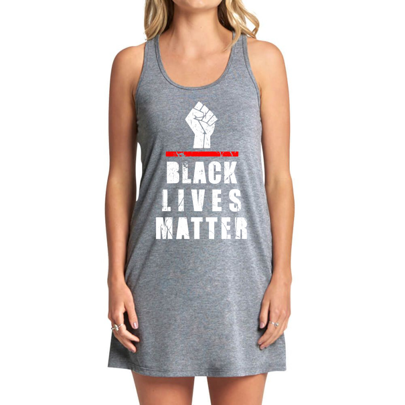 Vintage Black Lives Matter Support | White Tank Dress | Artistshot