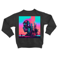 Buildings In The Background Toddler Sweatshirt | Artistshot