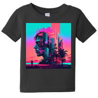 Buildings In The Background Baby Tee | Artistshot