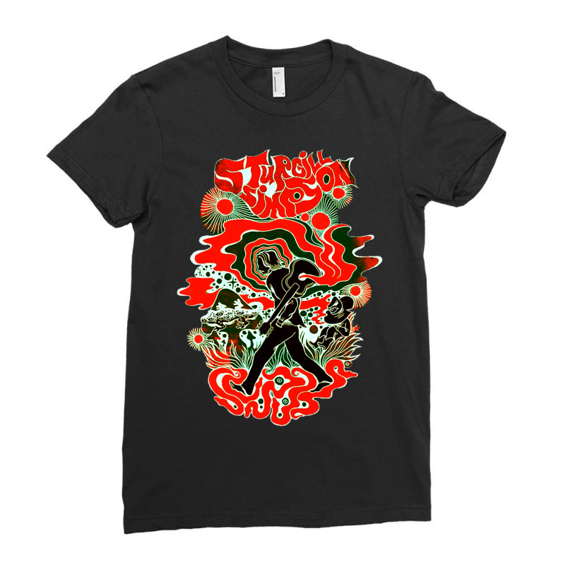 Sturgill Simpson Ladies Fitted T-Shirt by Stephen J Deltoro | Artistshot