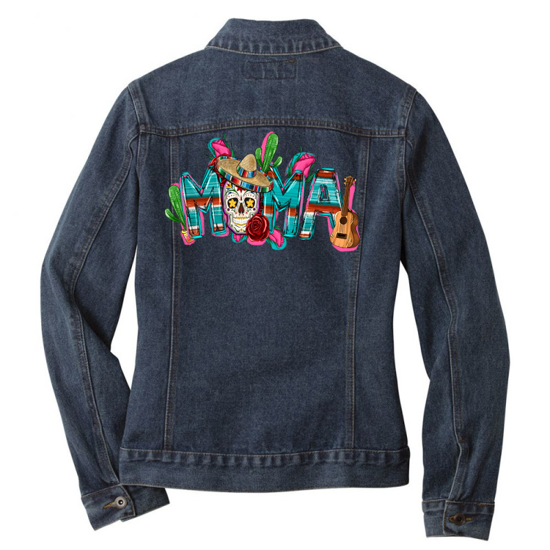 Mexican Mom Ladies Denim Jacket by FaDigitalArtStudio | Artistshot