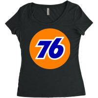 Union 76 Oil Petrol Gas Stations Retro Women's Triblend Scoop T-shirt | Artistshot