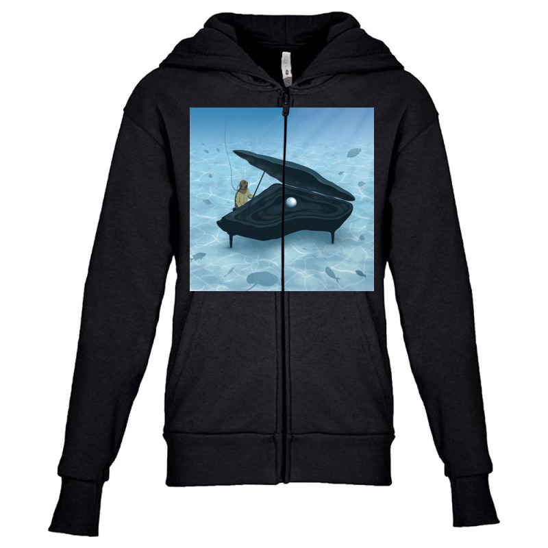 Songs Under The Sea Youth Zipper Hoodie | Artistshot