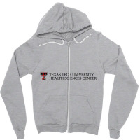 Texas Tech University Health Sciences Center Wordmark Zipper Hoodie | Artistshot