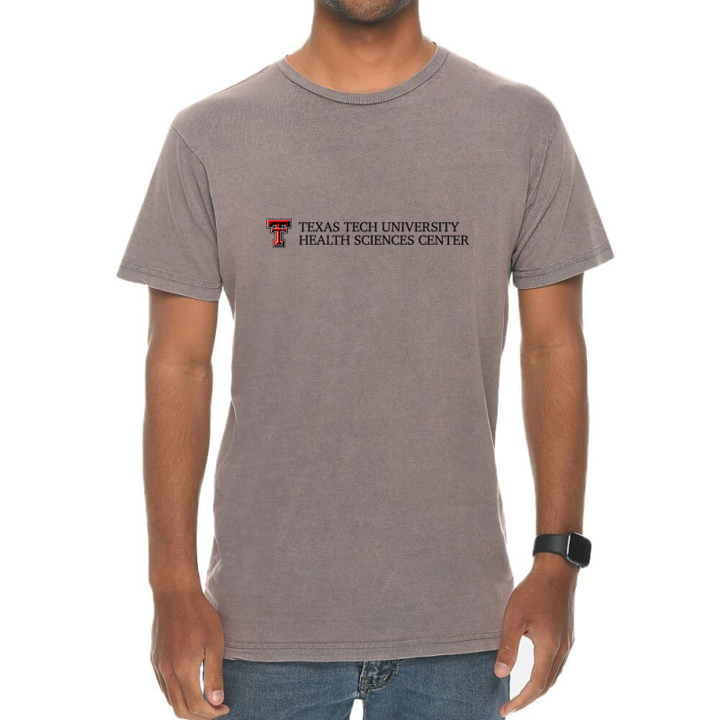 Texas Tech University Health Sciences Center Wordmark Vintage T-shirt | Artistshot