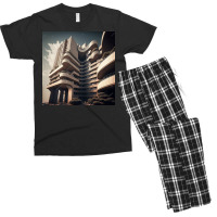 Vintage Building 30's Men's T-shirt Pajama Set | Artistshot