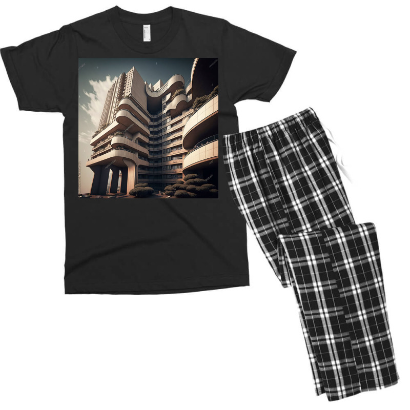 Vintage Building 30's Men's T-shirt Pajama Set by Creative Corner | Artistshot