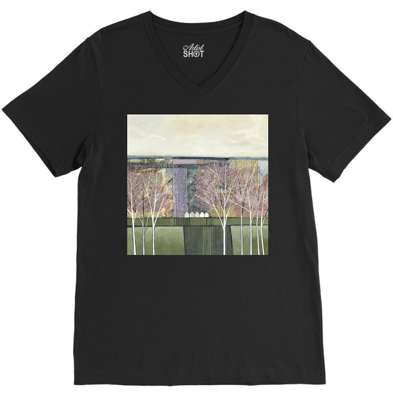 Camerton Birch V-Neck Tee by johnlu | Artistshot