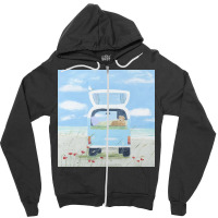 Surfing Zipper Hoodie | Artistshot