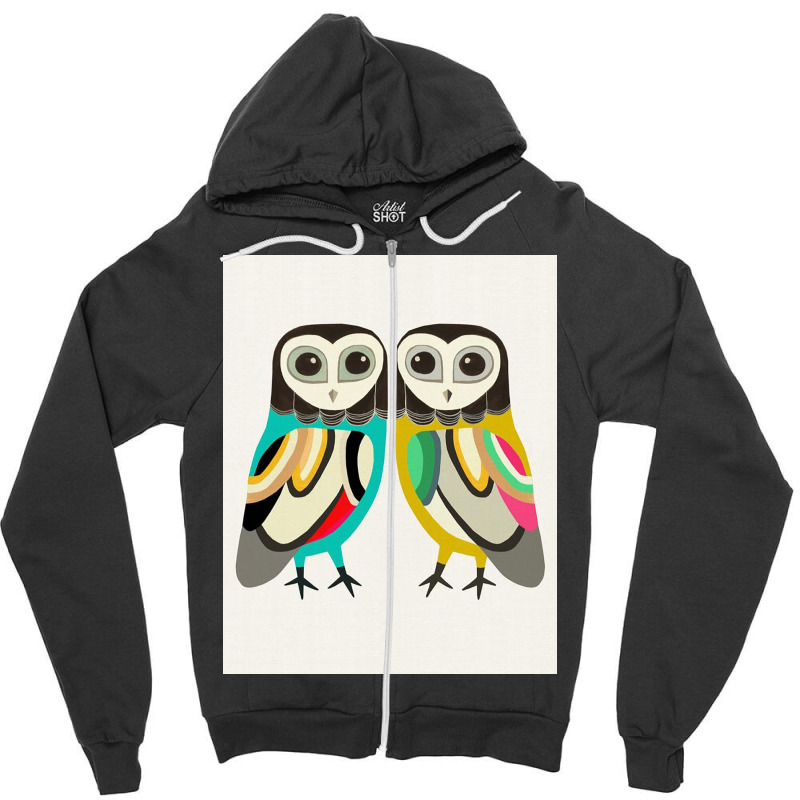 A Company Of Two Zipper Hoodie by stevewoodard | Artistshot