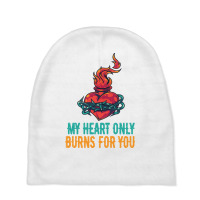 Caged Heart Baby Beanies | Artistshot