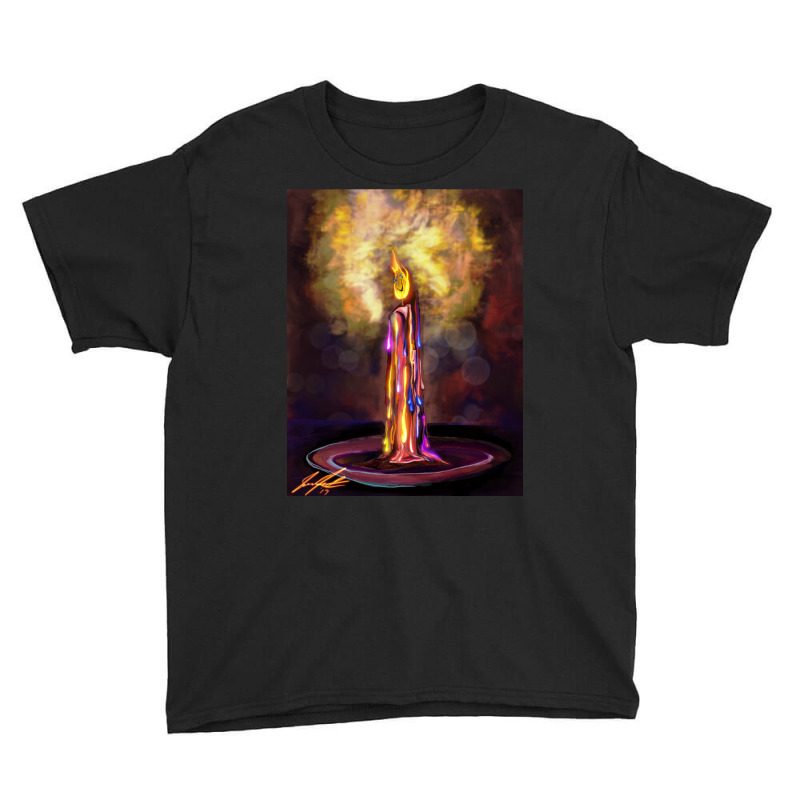 Calcifer By Candle Youth Tee by PEGGYBROWNEE | Artistshot