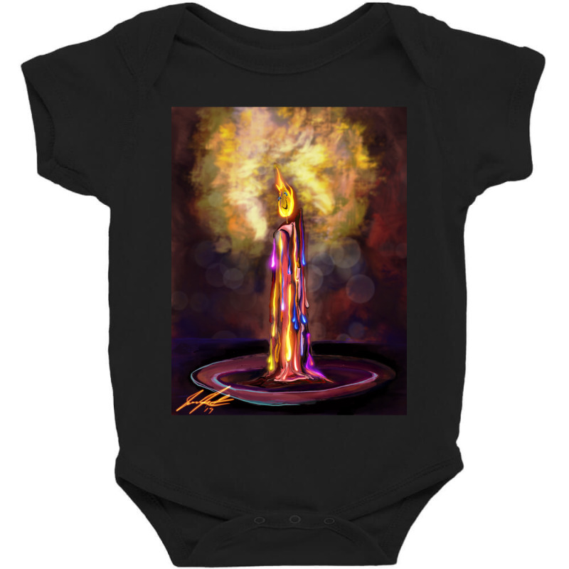 Calcifer By Candle Baby Bodysuit by PEGGYBROWNEE | Artistshot