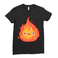 Calcifer Classic Ladies Fitted T-shirt | Artistshot